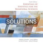 Solutions for Essentials of Statistics for the Behavioral Sciences 10th Edition by Gravetter