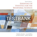 Test Bank for Essentials of Statistics for the Behavioral Sciences 10th Edition by Gravetter