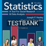 Test Bank for Statistics A Tool for Social Research and Data Analysis 11th Edition by Healey