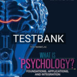 Test Bank for What is Psychology Foundations Applications and Integration 5th Edition by Pastorino