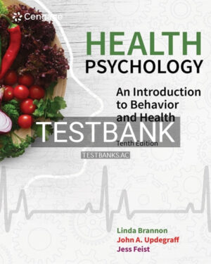 Test Bank for Health Psychology 10th Edition by Brannon