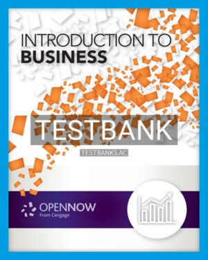 Test Bank for Introduction to Business 1st Edition by OpenNow