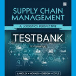 Test Bank for Supply Chain Management A Logistics Perspective 11th Edition by Langle