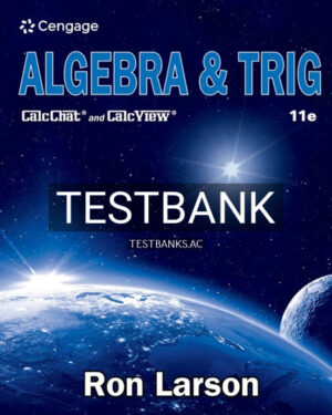 Test Bank for Algebra and Trig 11th Edition by Larson