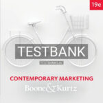 Test Bank for Contemporary Marketing 19th Edition by Boone
