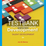 Test Bank for Human Resource Development Talent Development 8th Edition by Werner