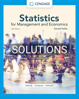 Solutions for Statistics for Management and Economics 12th Edition by Keller