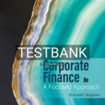 Test Bank for Corporate Finance 8th Edition by Ehrhardt