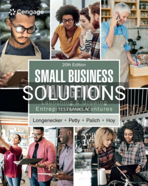 Solutions for Small Business Management 20th Edition by Longenecker