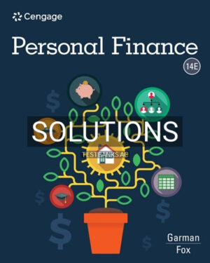 Solutions for Personal Finance 14th Edition by Garman