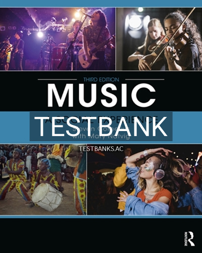 9780367740351-TEST-BANK Test Bank for Music A Social Experience 3rd Edition by Cornelius