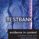 Test Bank for Evidence in Context 3rd Edition by Doak