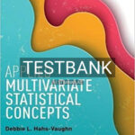 Test Bank for Applied Multivariate Statistical Concepts 1st Edition by Hahs Vaughn