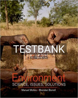 Test Bank for Environment Science Issues Solutions 1st Edition by Molles