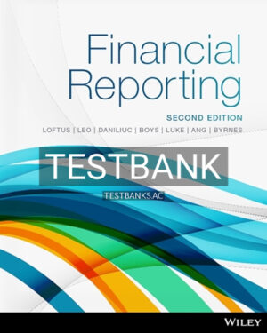 Test Bank for Financial Reporting 2nd Edition by Loftus