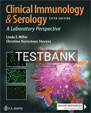 Test Bank for Clinical Immunology and Serology 5th Edition by Miller
