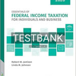 Test Bank for Essentials of Federal Income Taxation for Individuals and Business 2020 1st Edition by Johnson
