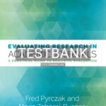Test Bank for Evaluating Research in Academic Journals 7th Edition by Tcherni-Buzzeo