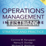 Test Bank for Operations Management in Healthcare Strategy and Practice 1st Edition by Karuppan
