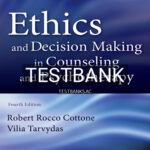 Test Bank for Ethics and Decision Making in Counseling and Psychotherapy 4th Edition by Cottone