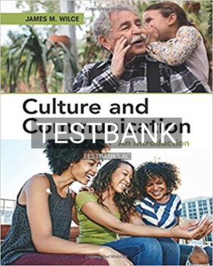 Test Bank for Culture and Communication An Introduction 1st Edition by Wilce