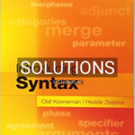 Solutions for Introducing Syntax 1st Edition by Koeneman