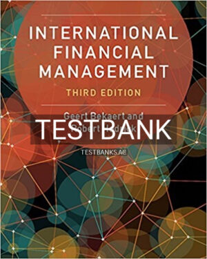 Test Bank for International Financial Management 3rd Edition by Bekaert