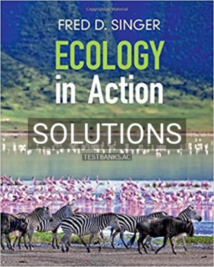 Solutions for Ecology in Action 1st Edition by Singer