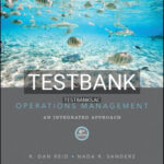 Test Bank for Operations Management 6th Edition by Reid