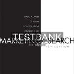 Test Bank for Marketing Research 12th Edition by Aaker