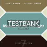 Test Bank for Evolution of Management Thought 7th Edition by Wren
