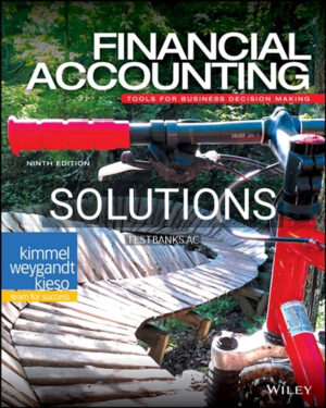 Solutions for Financial Accounting Tools for Business Decision Making 9th Edition by Kimmel