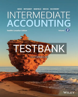 Test Bank for Intermediate Accounting Volume 2 12th Edition by Kieso