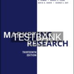 Test Bank for Marketing Research 13th Edition by Kumar