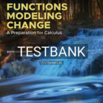 Test Bank for Functions Modeling Change A Preparation for Calculus 6th Edition by Connally