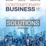 Solutions for Contemporary Business 18th Edition by Boone