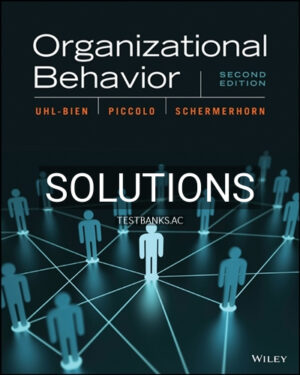 Solutions for Organizational Behavior 2nd Edition by Uhl-Bien