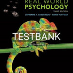 Test Bank for Real World Psychology 3rd Edition by Sanderson