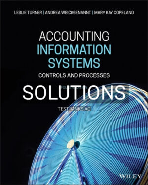 Solutions for Accounting Information Systems Controls and Processes 4th Edition by Turner