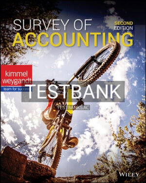 Test Bank for Survey of Accounting 2nd Edition by Kimmel