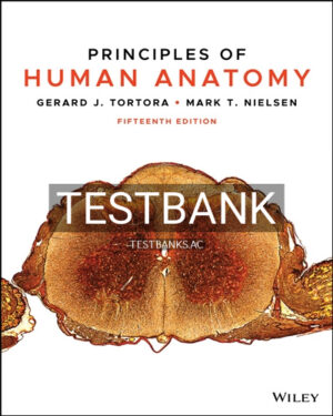 Test Bank for Principles of Human Anatomy 15th Edition by Tortora