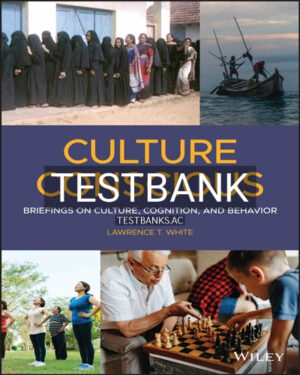 Test Bank for Culture Conscious 1st Edition by White