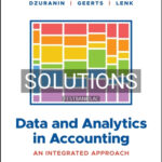 Solutions for Data and Analytics in Accounting 1st Edition by Dzuranin
