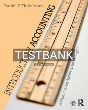 Test Bank for Introductory Accounting 1st Edition by Tinkelman