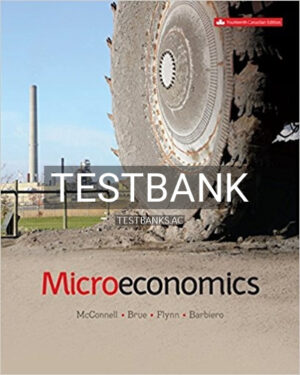 Test Bank for Microeconomics 14th Edition by Mcconnell