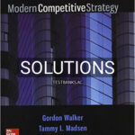 Solutions for Modern Competitive Strategy 4th Edition by Walker