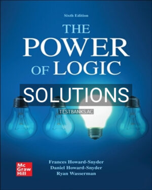 Solutions for Power of Logic 6th Edition by Howard-Snyder