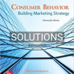 Solutions for Consumer Behavior Building Marketing Strategy 13th Edition by Mothersbaugh