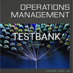Test Bank for Operations Management 6th Edition by Stevenson