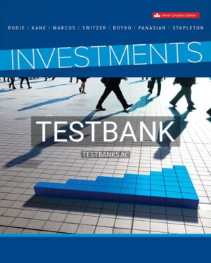 Test Bank for Investments 9th Edition by Bodie
